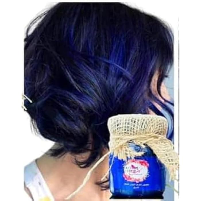 Qirmus LAROGE Hair Dye Blue Hair Coloring Paste 1 Count Women Adults - Image 1